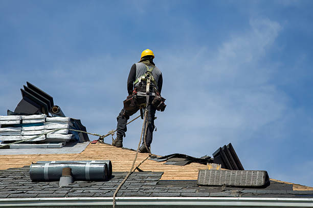 Professional Gutter Installation technician working in Henderson, LA